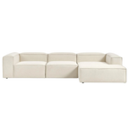 Sofá chaise lounge Tasha beige (4 plazas)