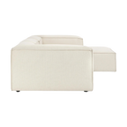 Sofá chaise lounge Tasha beige (4 plazas)