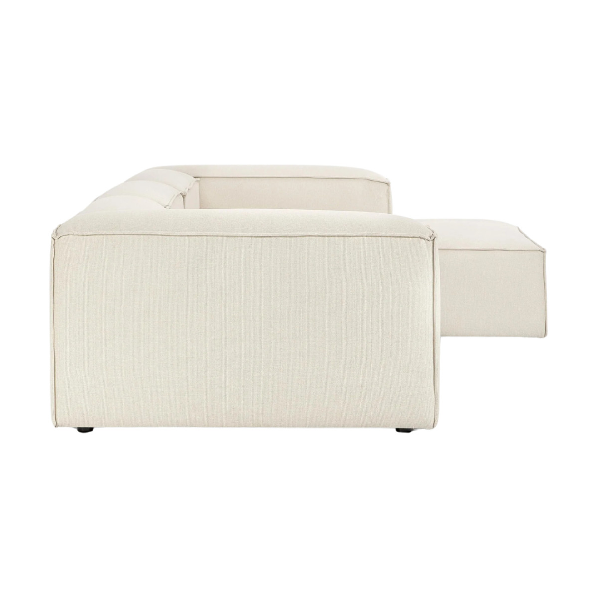 Sofá chaise lounge Tasha beige (4 plazas)