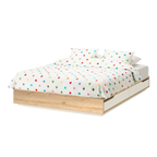 Cama Atenea de melamina con cajones laterales (Queen)